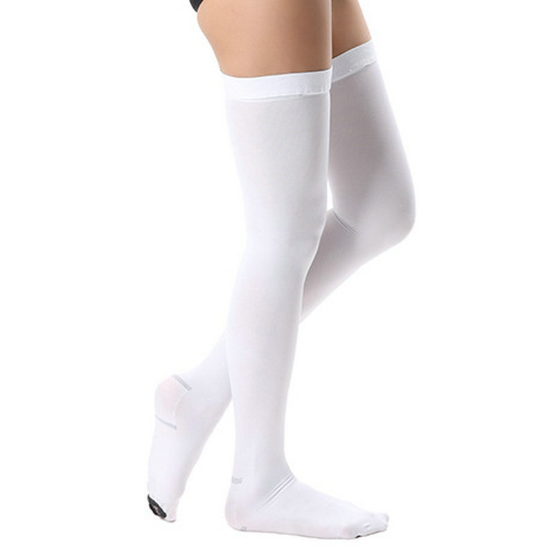 Medical Vein Thrombosis Compression Stockings Anti Varicose Vein Thigh High Nurse Socks